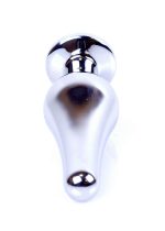 Plug-Jewellery Silver BUTT PLUG- Clear - obrazek 4