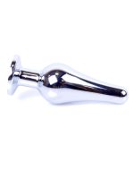 Plug-Jewellery Silver BUTT PLUG- Dark Blue - obrazek 3