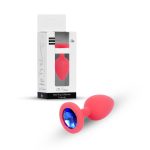 Plug-Jewellery Red Silicon PLUG Small- Blue Diamond - obrazek 9