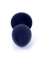 Plug-Jewellery Black Silicon PLUG Small- Pink Diamond - obrazek 3