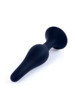 Plug-Silicone Plug Black - Large - obrazek 3
