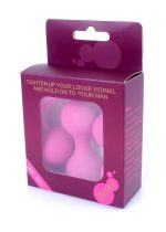 Kulki-Silicone Kegal Balls Set - Pink - obrazek 4