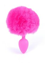Plug-Jewellery Silicon PLUG - Bunny Tail - Pink - obrazek 5