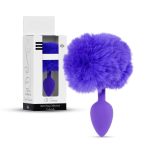 Plug-Jewellery Silicon PLUG - Bunny Tail - Purple - obrazek 7