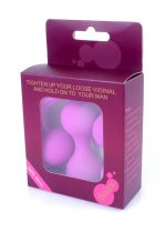 Kulki-Silicone Kegal Balls Set - Purple - obrazek 4