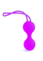 Kulki-Silicone Kegal Balls Set - Purple - obrazek 6