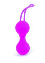Kulki-Silicone Kegal Balls Set - Purple - obrazek 7