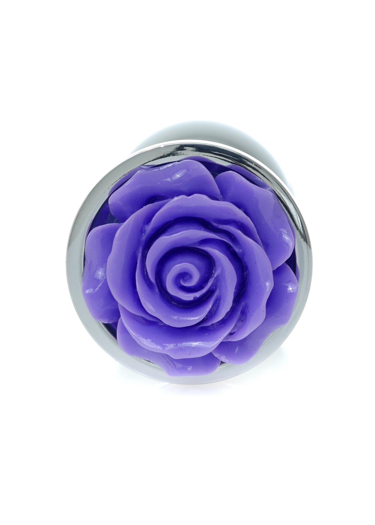 64-00123_01 Plug-Jewellery Silver PLUG ROSE- Purple - obrazek 1