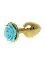 Plug-Jewellery Gold PLUG ROSE- Light Blue - obrazek 2