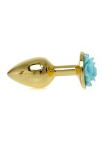 Plug-Jewellery Gold PLUG ROSE- Light Blue - obrazek 3