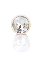 Plug-Jewellery Pearl Gold PLUG- Clear S - obrazek 2
