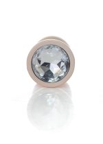 Plug-Jewellery Pearl Gold PLUG- Clear M - obrazek 4