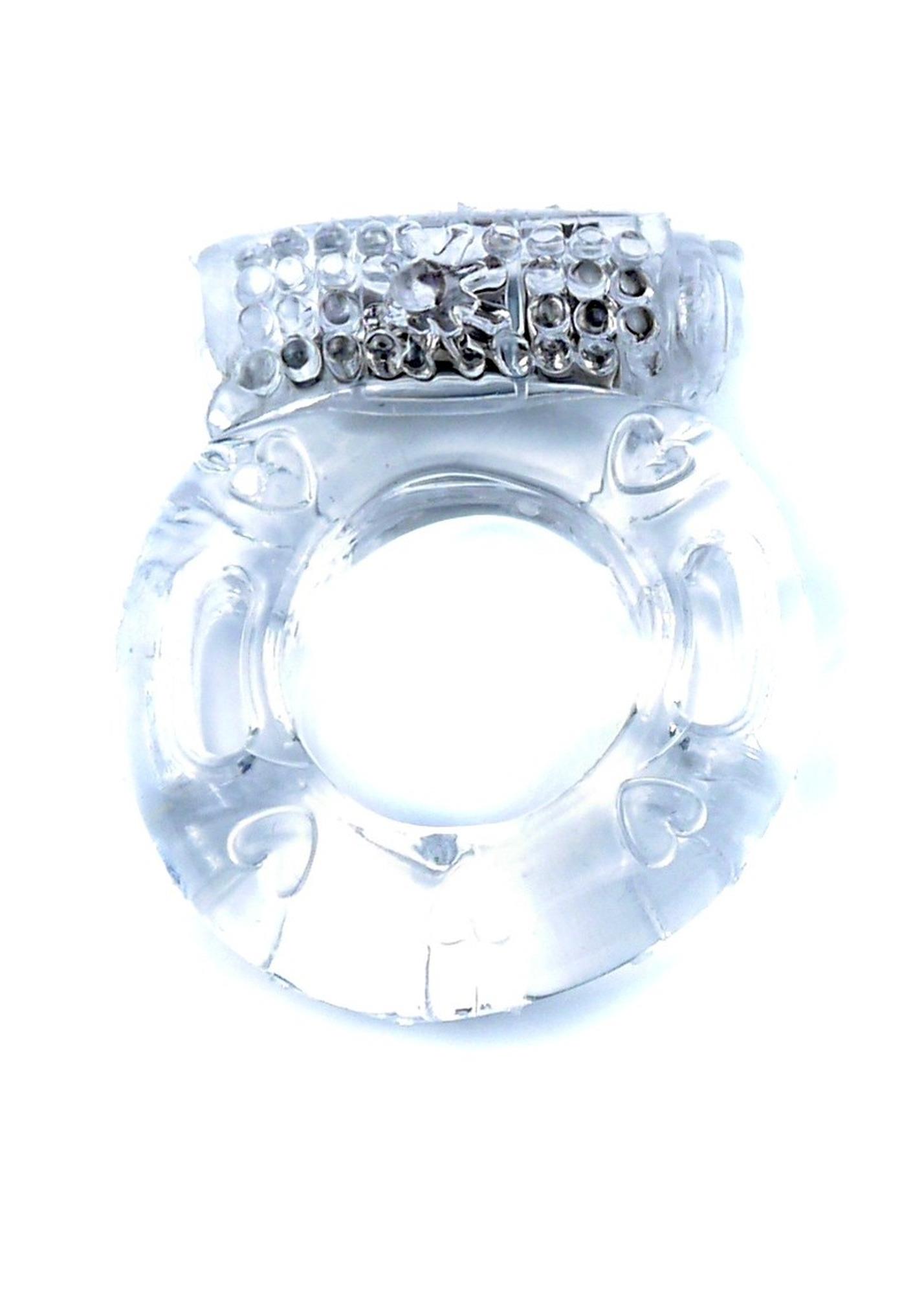 67-00039 Pierścień-Vibrating CockRing Clear - obrazek 1