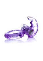 Pierścień-Rabbit Vibro CockRing Purple - obrazek 2