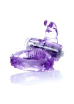 Pierścień-Rabbit Vibro CockRing Purple - obrazek 3