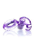 Pierścień-Rabbit Vibro CockRing Purple - obrazek 5