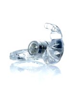 Pierścień-Rabbit Vibro CockRing Clear - obrazek 4