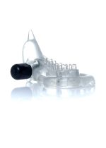 Pierścień-Dolphin Vibro CockRing Clear - obrazek 5