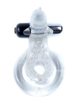 Pierścień-Dolphin Vibro CockRing Clear - obrazek 7