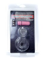 Pierścień-Tongue Vibro CockRing Clear - obrazek 9
