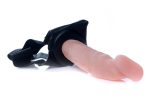 Proteza-Vibrating Hollow Strap-on - Cyber Skin - obrazek 6