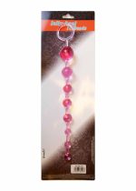 Plug/kulki-Jelly Anal 10 Beads Pink - obrazek 3