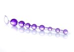 Plug/kulki-Jelly Anal 10 Beads Purple - obrazek 2