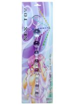 Plug/kulki-Jelly Anal 10 Beads Clear - obrazek 3