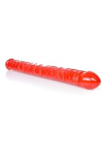 Dildo-Flexible Double Dong - Red - obrazek 2