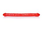 Dildo-Flexible Double Dong - Red - obrazek 4