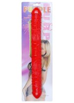 Dildo-Flexible Double Dong - Red - obrazek 5