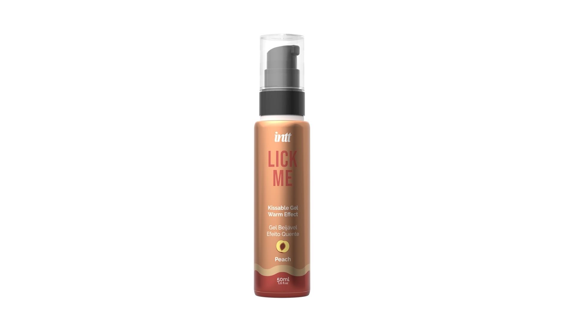 68-LCK0003 LICK ME PEACH KISSABLE GEL WITH WARM EFFECT - obrazek 1