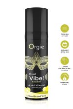 Dual Vibe! Kissable Liquid Vibrating Lemon Gin And Tonic - obrazek 2