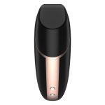 Wibrator - Love Triangle Air Pulse Stimulator + Vibration Black - obrazek 5