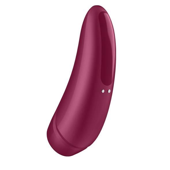73-4001821 Wibrator - Curvy 1+ Air Pulse Stimulator + Vibration Rose Red - obrazek 1