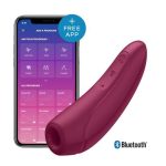 Wibrator - Curvy 1+ Air Pulse Stimulator + Vibration Rose Red - obrazek 2
