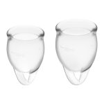 Tampony - Feel Confident Menstrual Cup (transparent) - obrazek 2