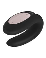 Wibrator - Double Joy Partner Vibrator Black - obrazek 2
