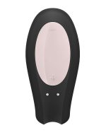 Wibrator - Double Joy Partner Vibrator Black - obrazek 6