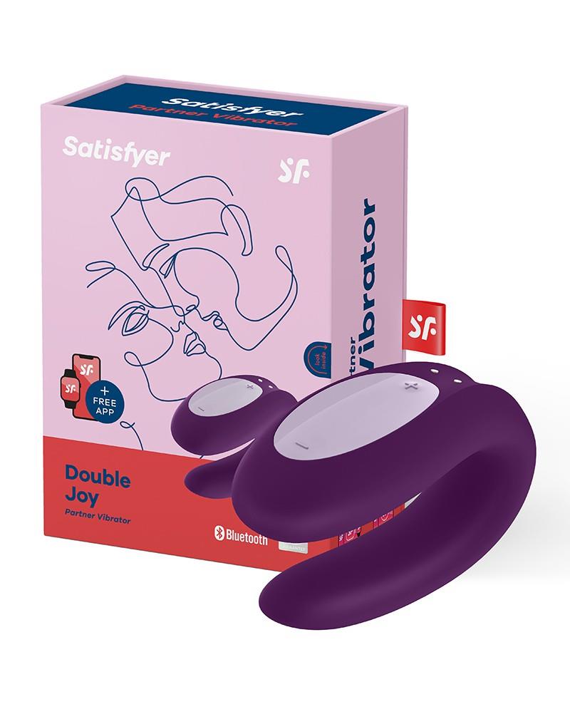 73-4002408 Wibrator - Double Joy Partner Vibrator Violet - obrazek 1