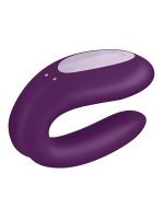 Wibrator - Double Joy Partner Vibrator Violet - obrazek 3