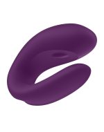 Wibrator - Double Joy Partner Vibrator Violet - obrazek 4