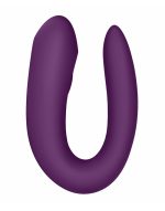 Wibrator - Double Joy Partner Vibrator Violet - obrazek 5
