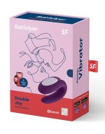 Wibrator - Double Joy Partner Vibrator Violet - obrazek 7