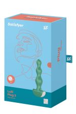Plug - Vibrator Lolli Plug 2 Green - obrazek 6