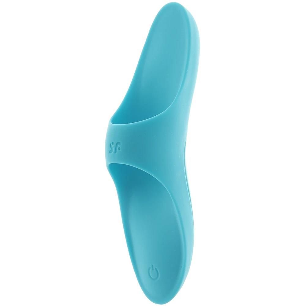 73-4004075 Stymulator - Teaser Finger Vibrator (light blue) - obrazek 1