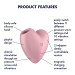 Stymulator-Cutie Heart (Light Red) - obrazek 2