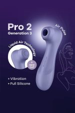 Pro 2 Generation 3with Liquid Air Technology, Vibration and Bluetooth/App lilac - obrazek 5