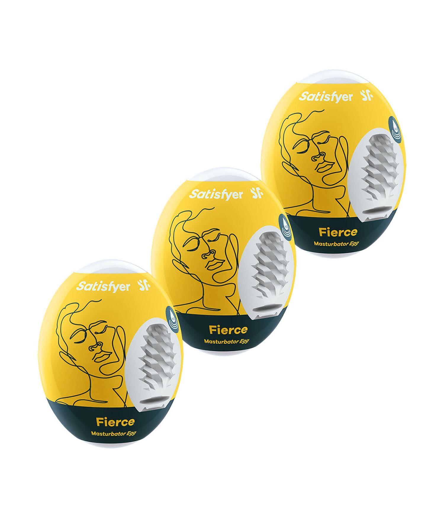 73-9043460 Masturbator-Eggs (set of 3 Fierce) - obrazek 1