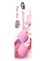 Silicone Kegel Balls 36mm 90g Pink - B - Series - obrazek 2